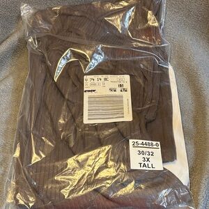 Woman Within Ribbed Pull-On Stretch Pants in Brown